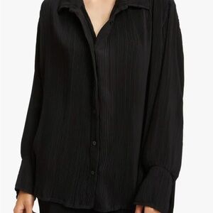 Good American Plisse Shirt